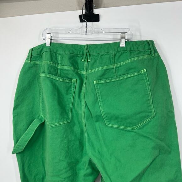 Good American Good '90s Carpenter Jeans in Summer Green02 - Picture 6 of 7